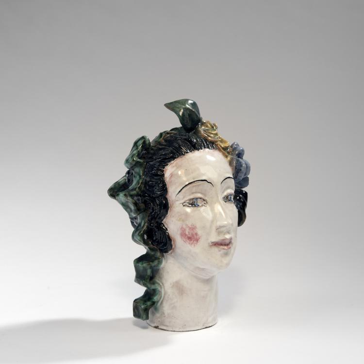 Bild 2 zu Objekt, Female head, 1923, Wiener Werkst&auml;tte, 142A 014