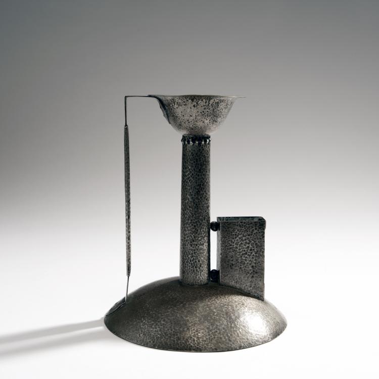 Bild 1 zu Objekt, Candlestick with matchbox holder, 1903, Wiener Werkst&auml;tte, 142A 003