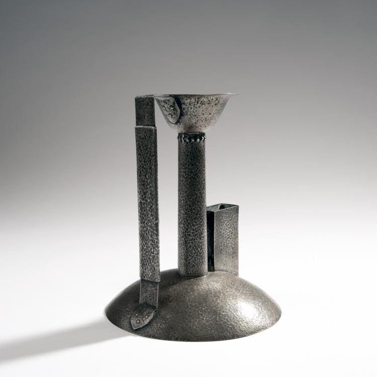 Bild 2 zu Objekt, Candlestick with matchbox holder, 1903, Wiener Werkst&auml;tte, 142A 003