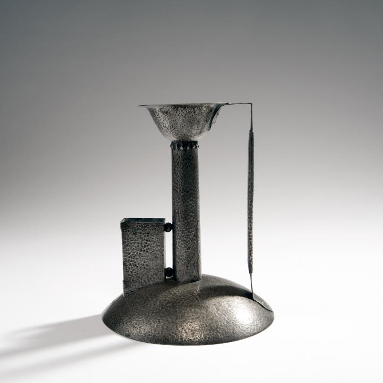 Bild 3 zu Objekt, Candlestick with matchbox holder, 1903, Wiener Werkst&auml;tte, 142A 003