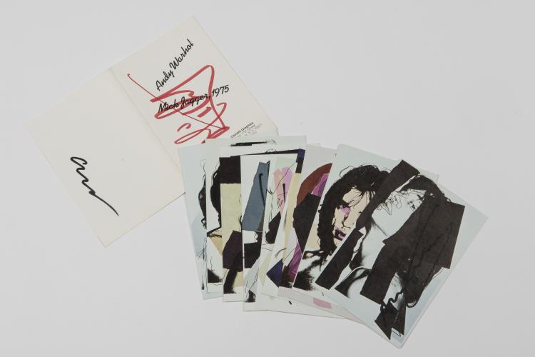 Bild 3 zu Objekt, Kleine Promotion-Mappe zum Portfolio 'Andy Warhol Mick Jagger' von Castelli Graphics New York, 1975, Castelli Graphics New York, 142C 457