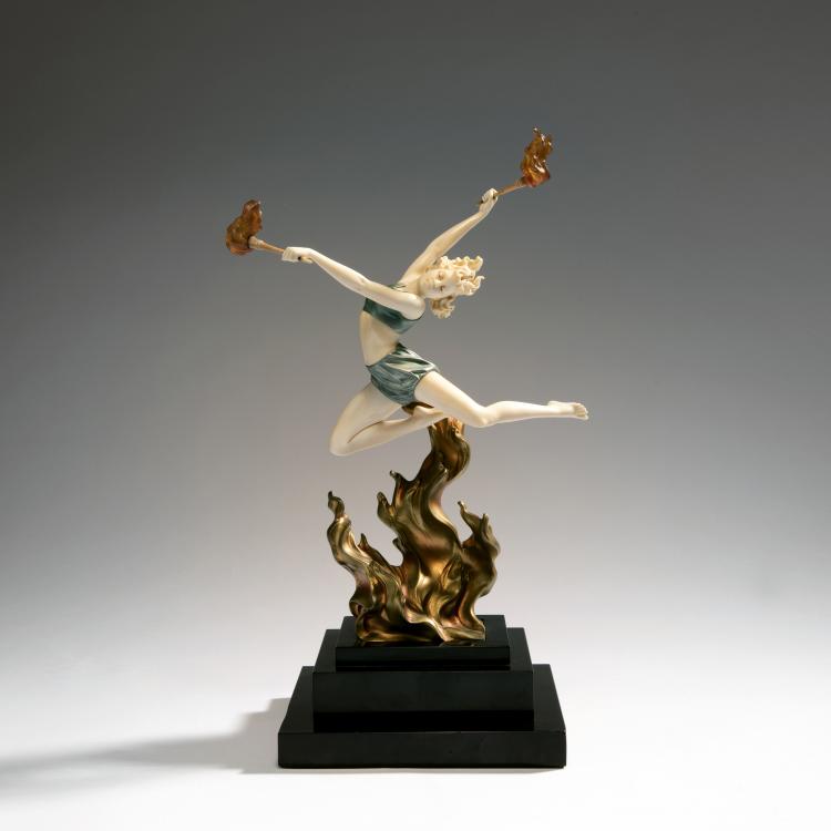 Bild 8 zu Objekt, 'Flamment&auml;nzerin', um 1928, Preiss & Kassler, Berlin, 141D 10