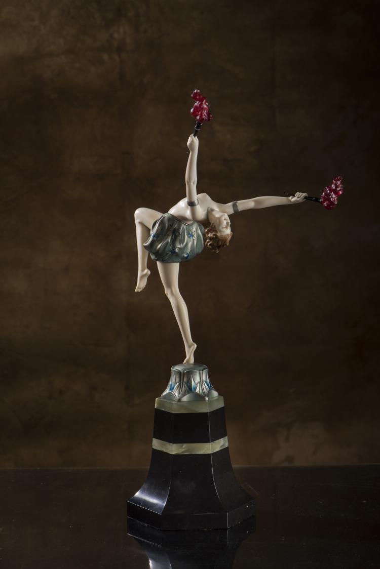 Bild 1 zu Objekt, 'Torch Dancer' c. 1928, Preiss & Kassler, Berlin, 141D 11