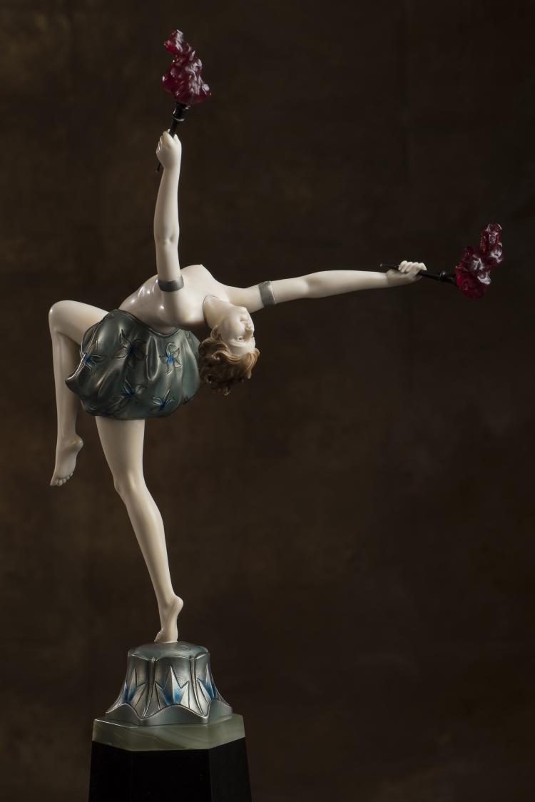 Bild 2 zu Objekt, 'Torch Dancer' c. 1928, Preiss & Kassler, Berlin, 141D 11