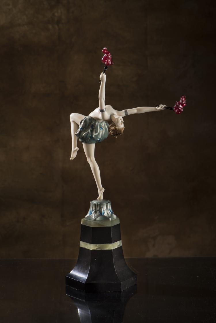 Bild 10 zu Objekt, 'Torch Dancer' c. 1928, Preiss & Kassler, Berlin, 141D 11
