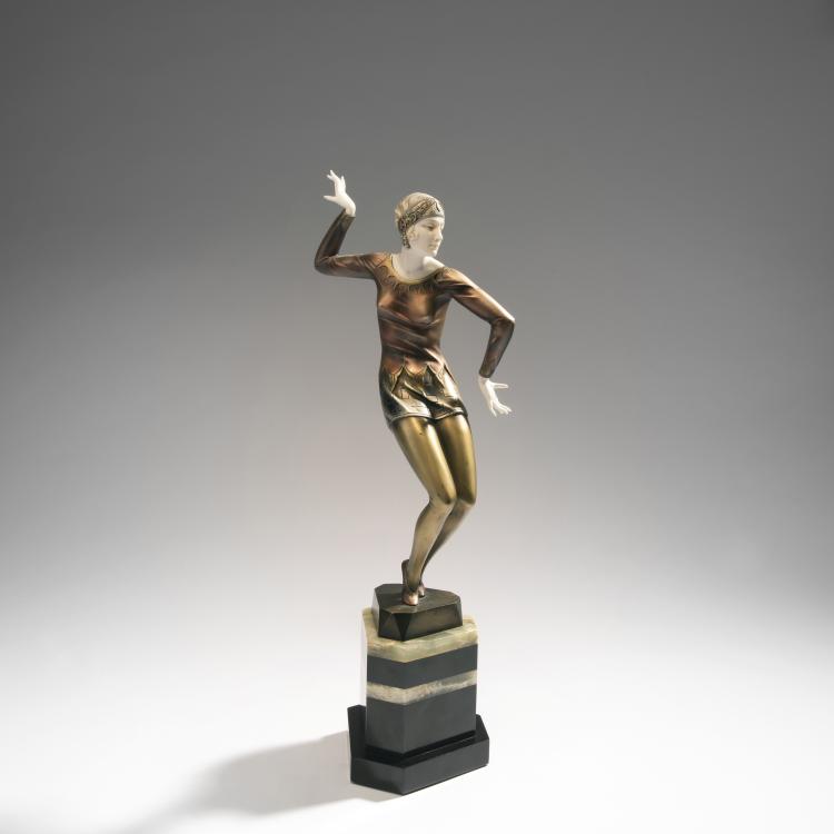 Hauptbild zu Objekt, 'Charleston Dancer' - 'The Red Dancer', um 1925, Preiss & Kassler, Berlin, 141D 7