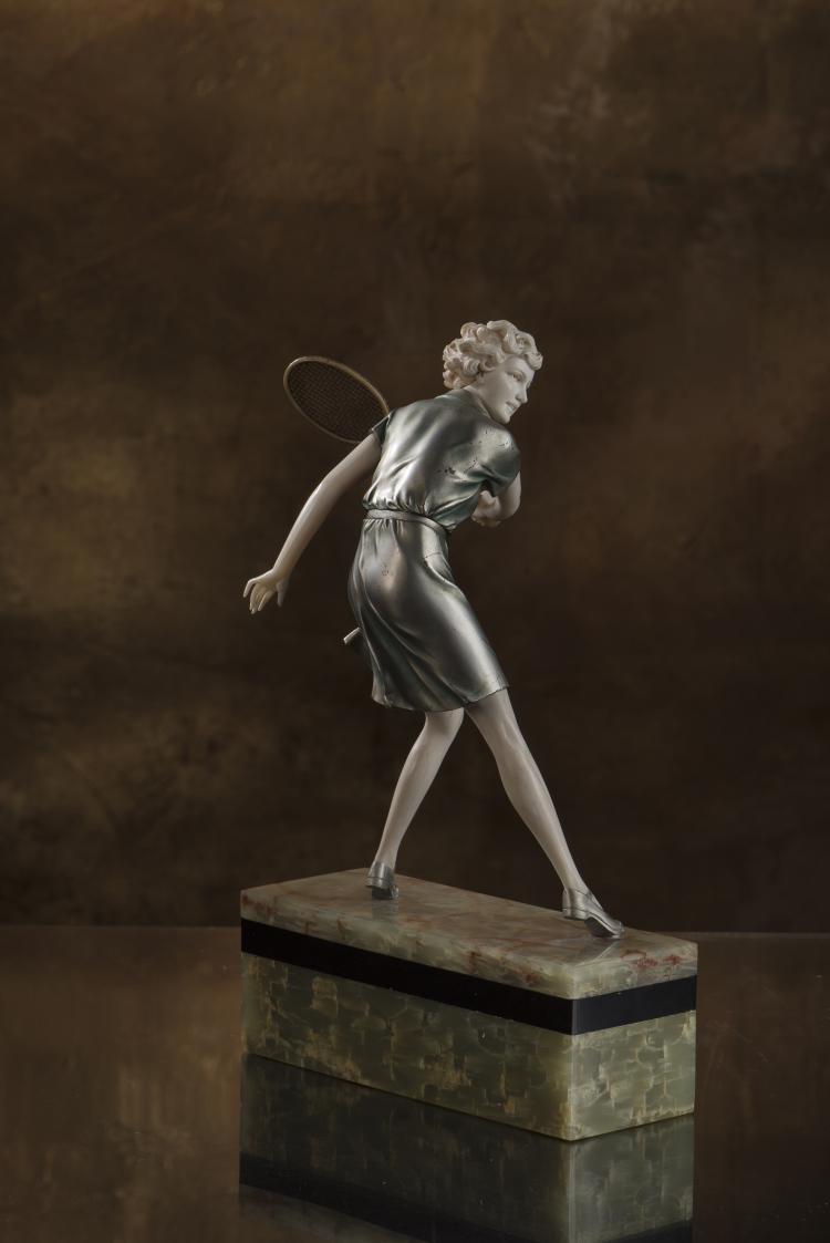 Bild 5 zu Objekt, 'Tennis Player', c. 1928, Preiss & Kassler, Berlin, 141D 16