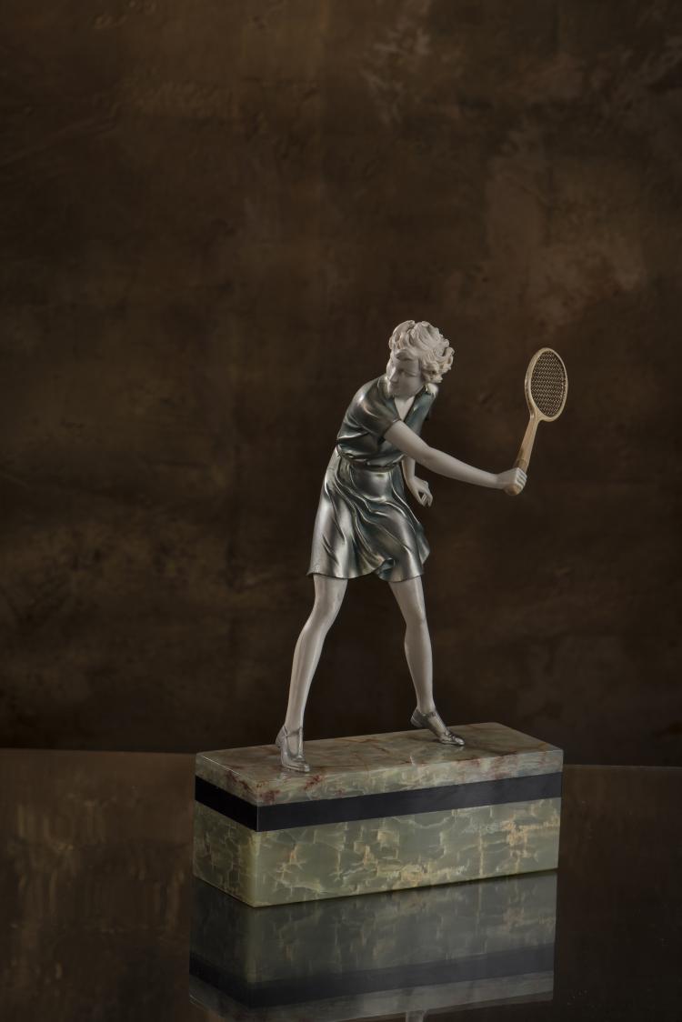 Bild 6 zu Objekt, 'Tennis Player', c. 1928, Preiss & Kassler, Berlin, 141D 16