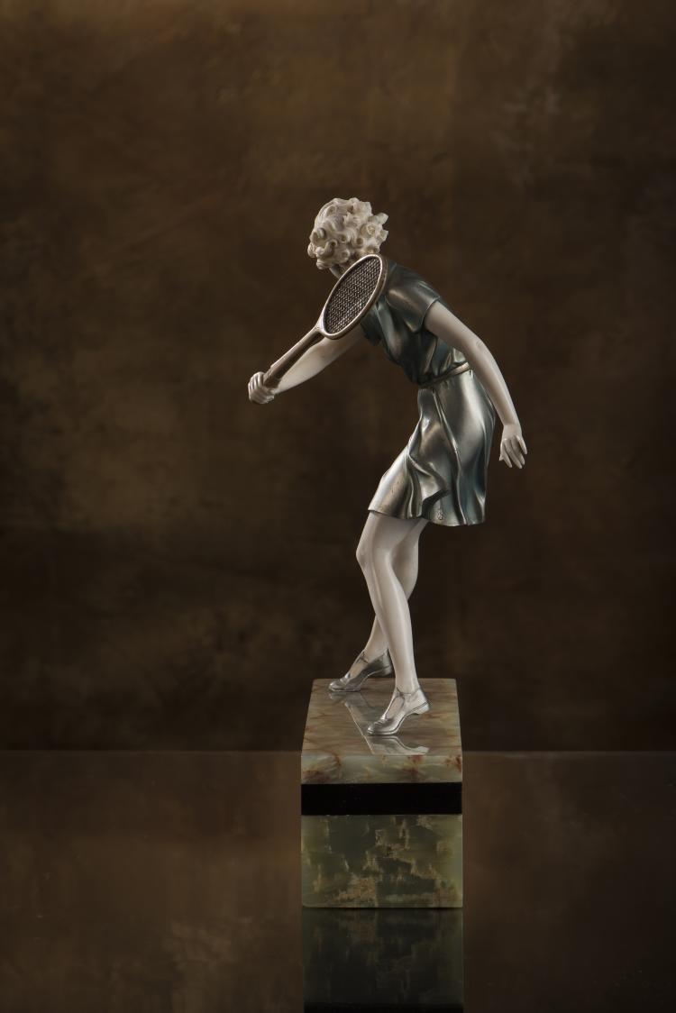 Bild 7 zu Objekt, 'Tennis Player', c. 1928, Preiss & Kassler, Berlin, 141D 16