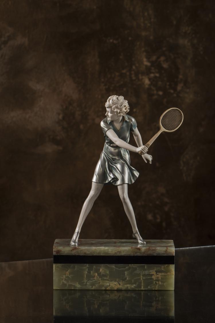 Bild 8 zu Objekt, 'Tennis Player', c. 1928, Preiss & Kassler, Berlin, 141D 16