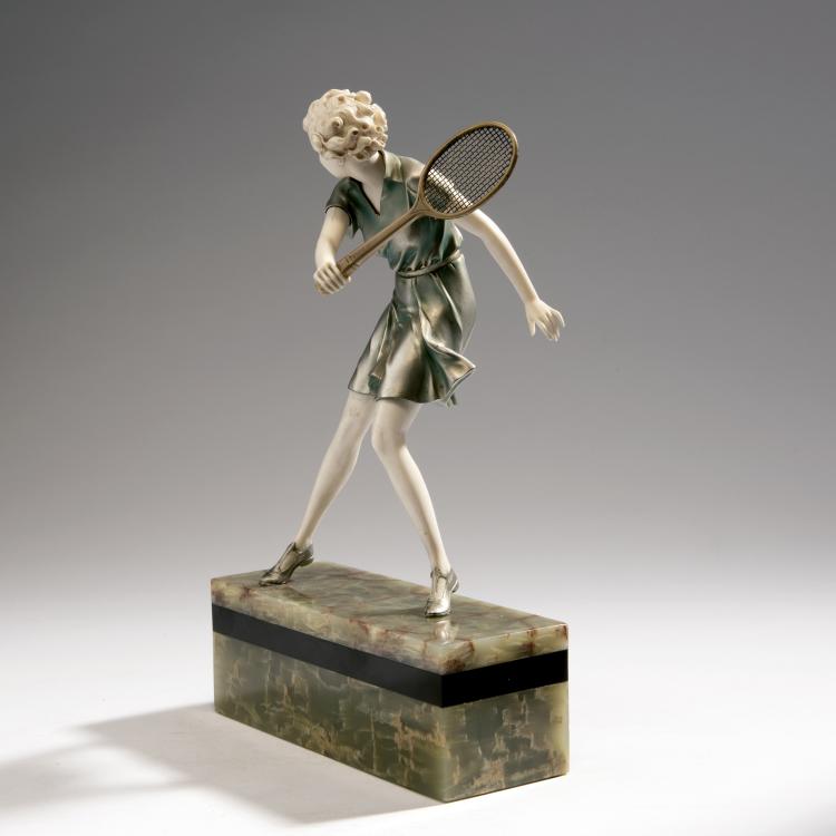Bild 10 zu Objekt, 'Tennis Player', c. 1928, Preiss & Kassler, Berlin, 141D 16