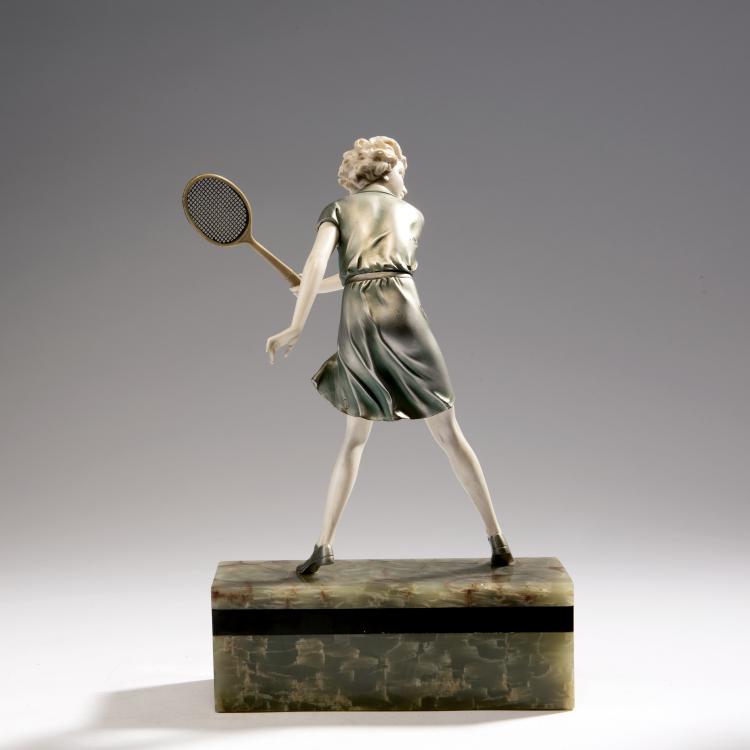 Bild 11 zu Objekt, 'Tennis Player', c. 1928, Preiss & Kassler, Berlin, 141D 16
