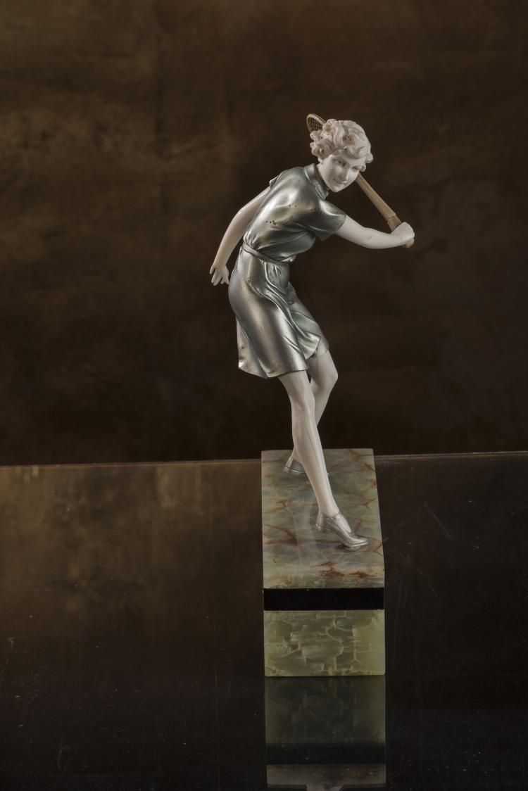 Bild 16 zu Objekt, 'Tennis Player', c. 1928, Preiss & Kassler, Berlin, 141D 16