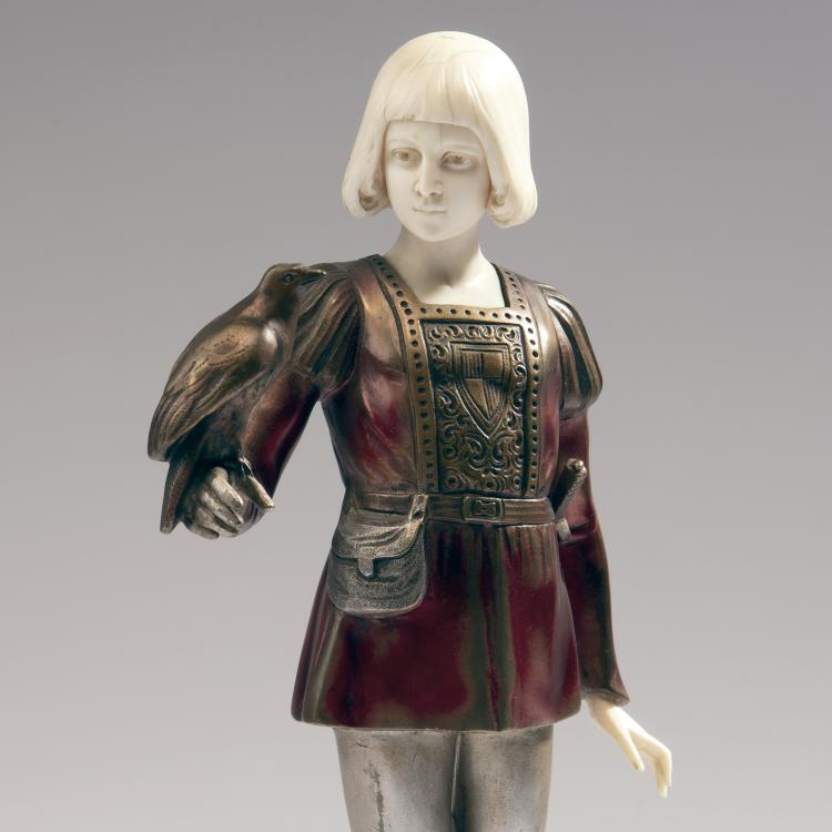 Bild 4 zu Objekt, 'The Falconer', c. 1925, Rosenthal & Maeder, Berlin, 141D 25