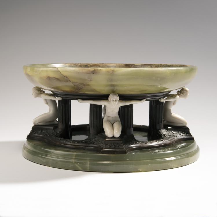 Hauptbild zu Objekt, 'Grecian Maidens supporting dish', 1920s , 141D 5