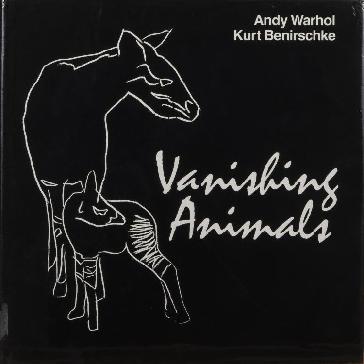 Hauptbild zu Objekt, 'Vanishing Animal' (Book), 1986, signed by Andy Warhol, Springer Verlag, 142C 465
