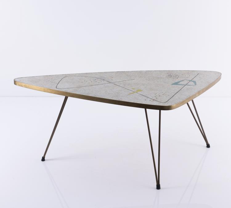 Hauptbild zu Objekt, Mosaiktisch, um 1955, Schweiz, 143B 335