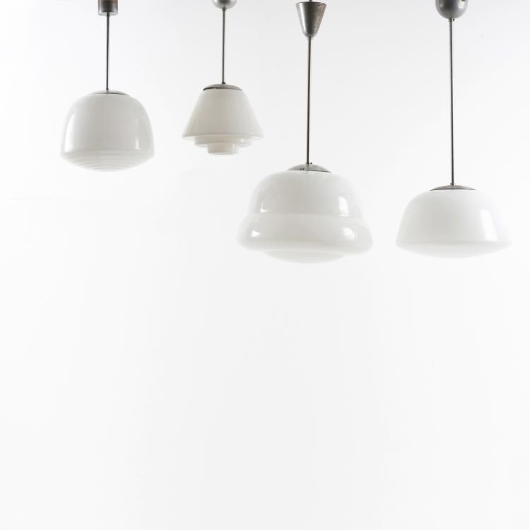 Hauptbild zu Objekt, Vier Deckenleuchten, 1930er Jahre, Deutschland, 143B 290