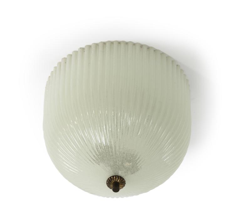 Bild 1 zu Objekt, Two 'Pulegoso' wall lights, 1 ceiling light, 1940s, Murano, 143A 12