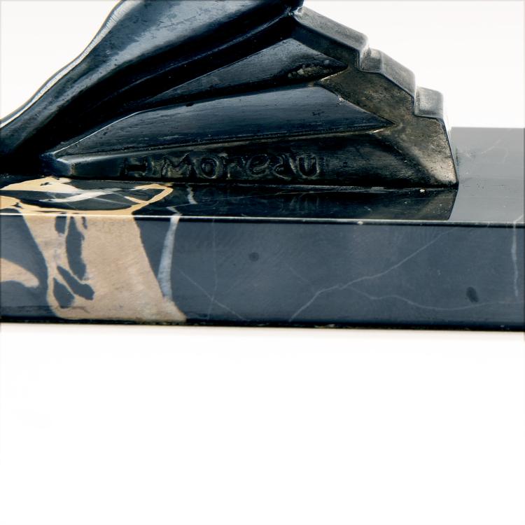 Bild 2 zu Objekt, Paar Buchst&uuml;tzen 'Gazellen', 1920er Jahre, 141C 731