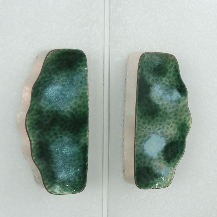 Bild 1 zu Objekt, Zwei Glast&uuml;ren mit T&uuml;rgriffen, 1960er Jahre, Italien, 143A 169