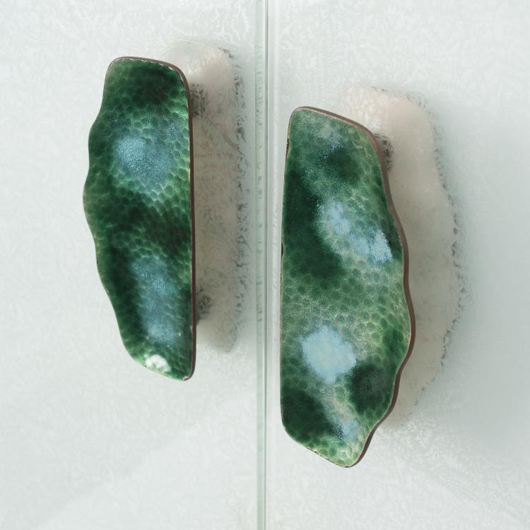 Bild 3 zu Objekt, Zwei Glast&uuml;ren mit T&uuml;rgriffen, 1960er Jahre, Italien, 143A 169