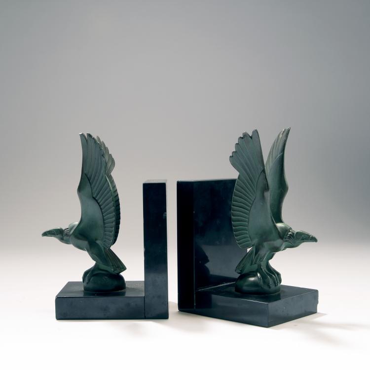 Bild 1 zu Objekt, Paar Buchst&uuml;tzen 'Kondor', 1930er Jahre, Le Verrier, Max, Paris, 141C 728