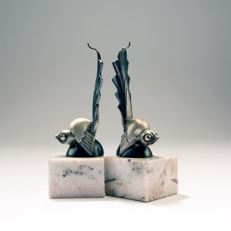 Bild 1 zu Objekt, Paar Buchst&uuml;tzen 'humoristische V&ouml;gel', 1930er Jahre, 141C 732