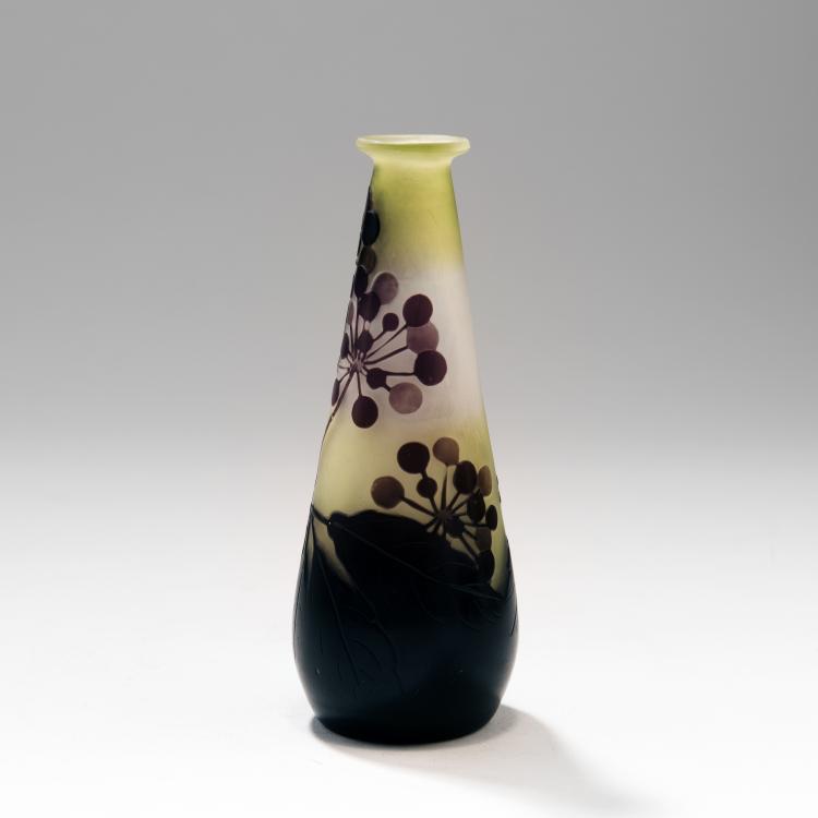 Bild 1 zu Objekt, Kleine Vase 'Ombelles', 1906-14, Gall&eacute;, Etablissements, Nancy, 141C 479