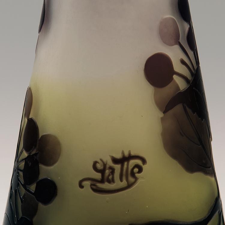 Bild 2 zu Objekt, Kleine Vase 'Ombelles', 1906-14, Gall&eacute;, Etablissements, Nancy, 141C 479