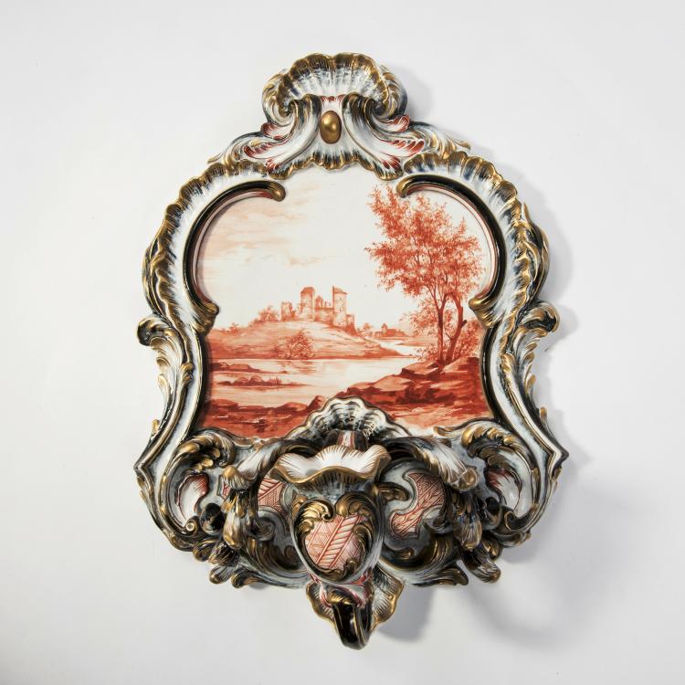 Hauptbild zu Objekt, Leuchterapplique, um 1880, Keller & Gu&eacute;rin, Lun&eacute;ville, 141C 582