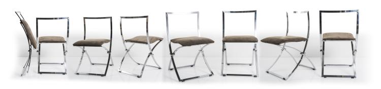 Hauptbild zu Objekt, Acht Klappst&uuml;hle 'Luisa', 1970, Mobel Italia s.r.l., Remanzacco (Udine), 143A 208