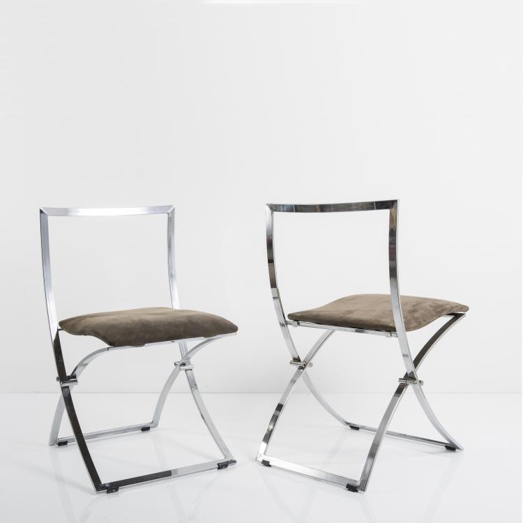 Bild 2 zu Objekt, Acht Klappst&uuml;hle 'Luisa', 1970, Mobel Italia s.r.l., Remanzacco (Udine), 143A 208