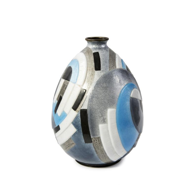 Hauptbild zu Objekt, Vase, c. 1925, Faur&eacute;, Camille, Limoges, 141C 636