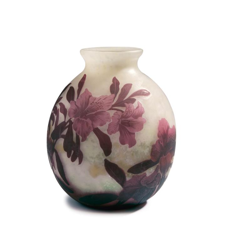 Hauptbild zu Objekt, Vase 'Azal&eacute;e', 1920er Jahre, Muller Fr&egrave;res, Lun&eacute;ville, 141C 504