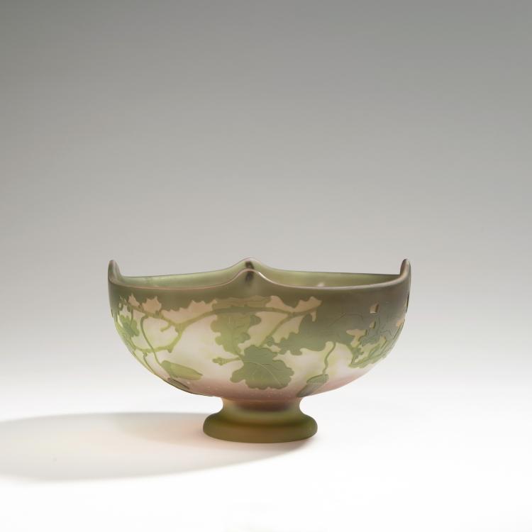 Hauptbild zu Objekt, Footed 'Ch&ecirc;ne' bowl, 1902-04, Gall&eacute;, Emile, Nancy, 141C 470