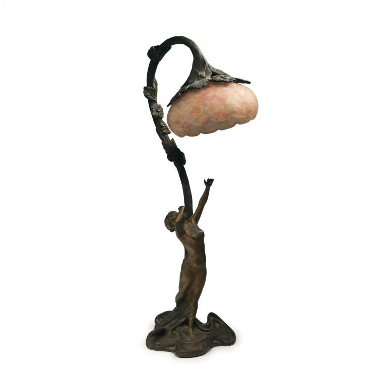 Hauptbild zu Objekt, Tischleuchte, um 1910, Daum Fr&egrave;res, Nancy, 141C 434