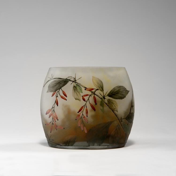 Bild 1 zu Objekt, Vase 'Epine vinette', 1910, Daum Fr&egrave;res, Nancy, 141C 424