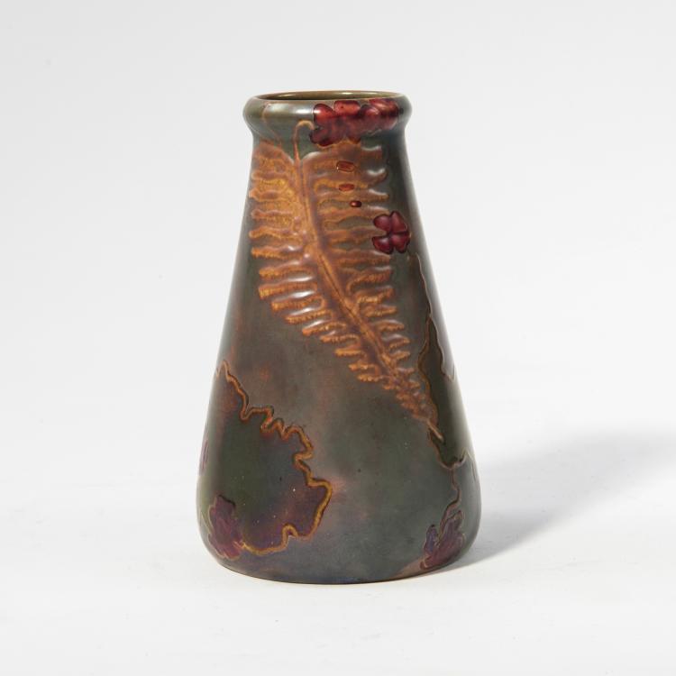 Hauptbild zu Objekt, Kleine Vase, um 1900, Zsolnay, Vilmos, Pecs, 141C 621
