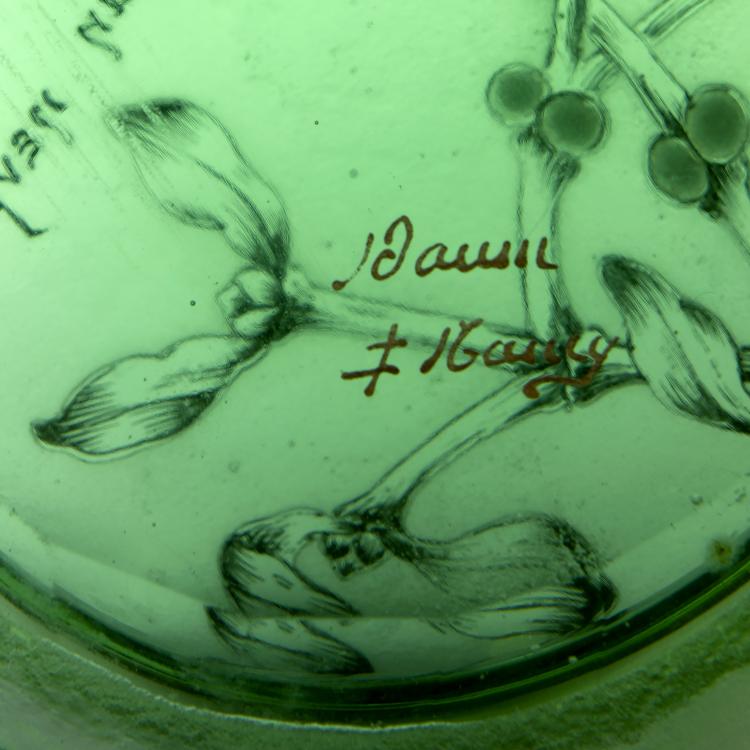 Bild 2 zu Objekt, Deckeldose 'Au gui l'an neuf' um 1897, Daum Fr&egrave;res, Nancy, 141C 401