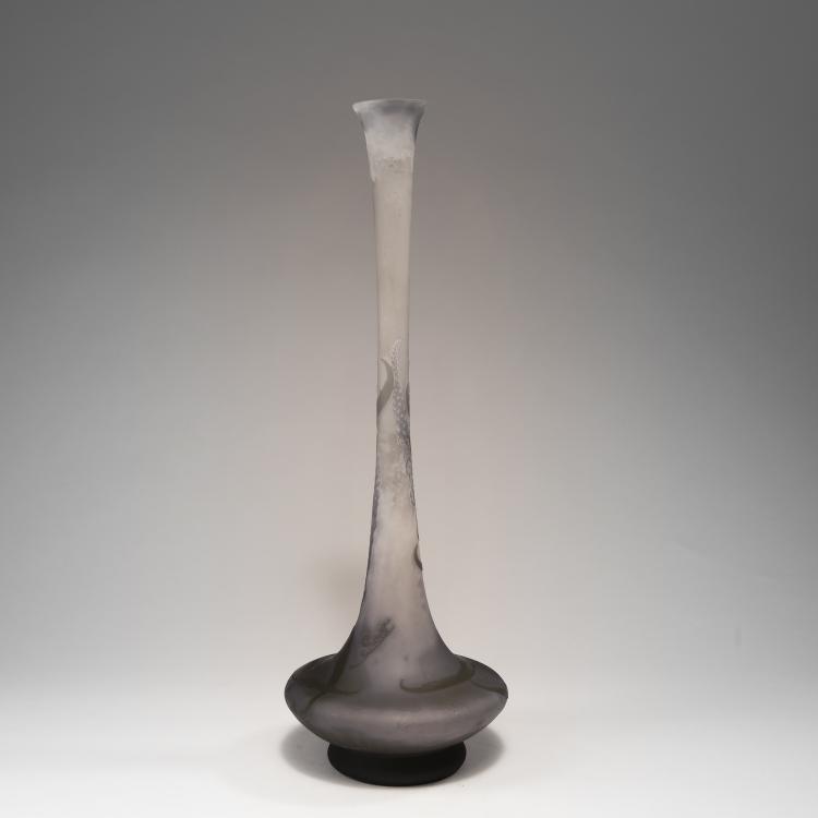 Bild 1 zu Objekt, Enghalsvase 'Buddleias', 1906-14, Gall&eacute;, Etablissements, Nancy, 141C 482