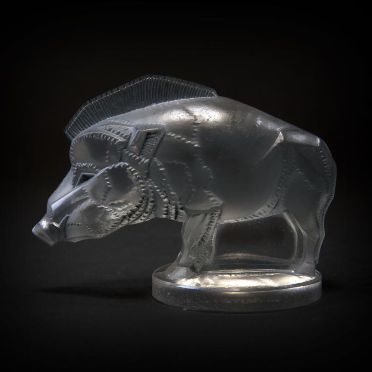 Bild 1 zu Objekt, 'Sanglier' paperweight, 1929, Lalique, Ren&eacute;, Wingen-sur-Moder, 141B 340