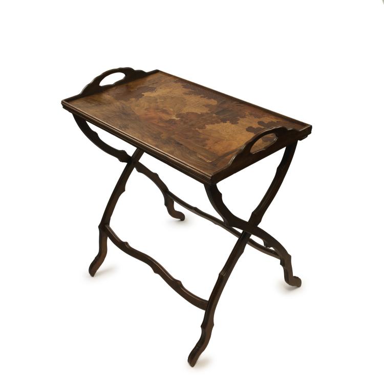 Hauptbild zu Objekt, Klapptisch mit abnehmbaren Tablett, um 1910, Guth, Paul, Nancy, 141C 566