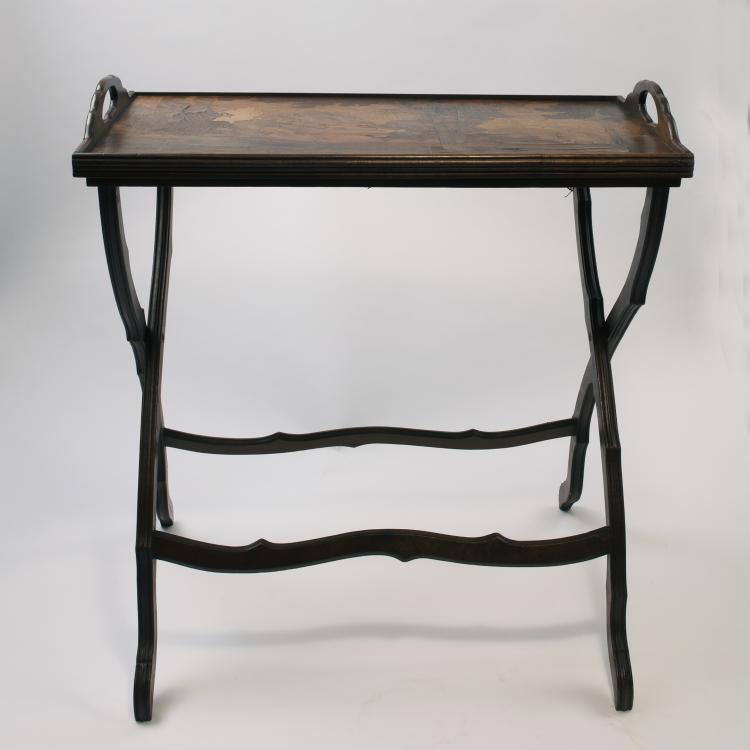 Bild 1 zu Objekt, Klapptisch mit abnehmbaren Tablett, um 1910, Guth, Paul, Nancy, 141C 566