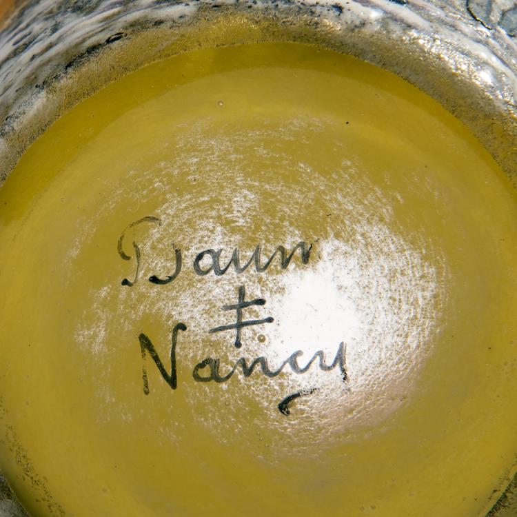 Bild 2 zu Objekt, Vase 'Cr&eacute;puscule sous la neige' oder 'Arbres en hiver', um 1906, Daum Fr&egrave;res, Nancy, 141C 420