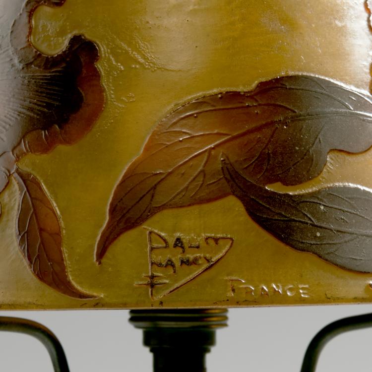 Bild 2 zu Objekt, Tischlampe 'Cr&egrave;te de coq', um 1913, Daum Fr&egrave;res, Nancy, 141C 438