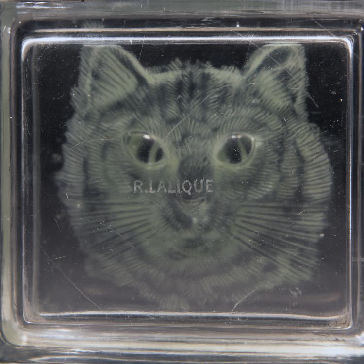 Bild 1 zu Objekt, 'Chat' jar, 1932, Lalique, Ren&eacute;, Wingen-sur-Moder, 141B 353