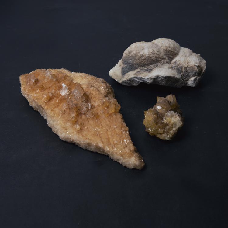 Hauptbild zu Objekt, Mixed lot minerals (3 pieces), 141A 300