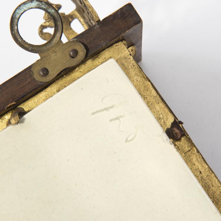 Bild 3 zu Objekt, Fliese '&Auml;gypten', um 1900, Schwarz, Johann von, N&uuml;rnberg, 141C 598