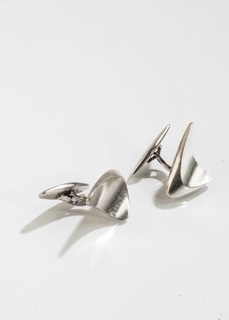 Bild 1 zu Objekt, Pair of cufflinks, 1962, Henning Koppel, Jensen, Georg, Kopenhagen, 142B 271